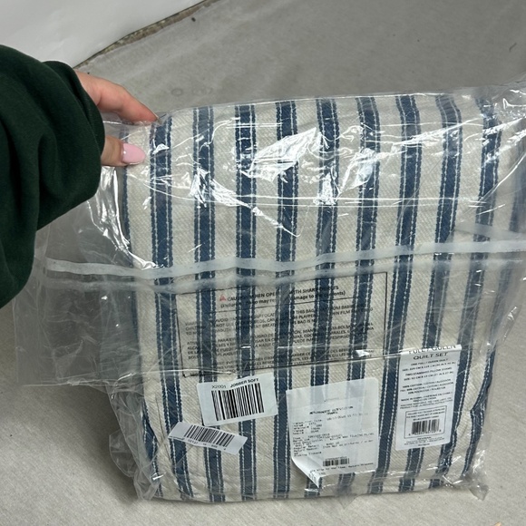 BRAND NEW Stone Cottage Willow Way Stripe Farmhouse Quilt Set – Full/Queen - Picture 5 of 5